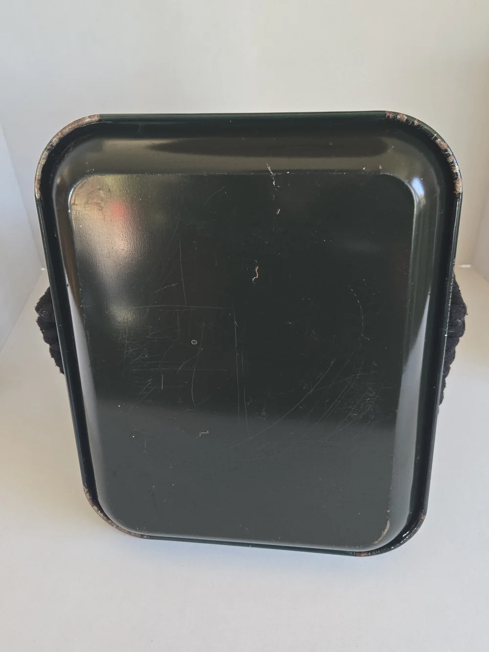 Coca Cola Vintage Green MetalServing Tray Hamilton King Girl